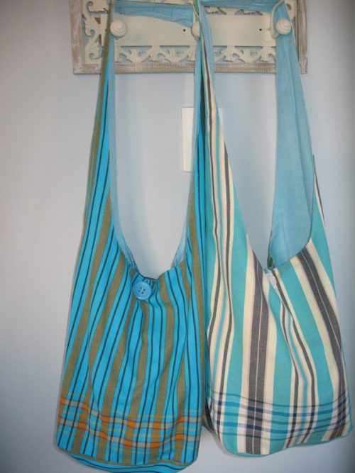 sling bags turquoise kikoy